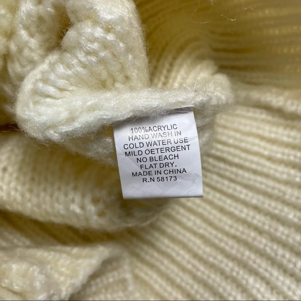 NWT Anthropologie cable knit sweater Size S - Picture 5 of 7